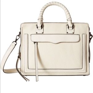 Rebecca Minkoff Bree Satchel white bag